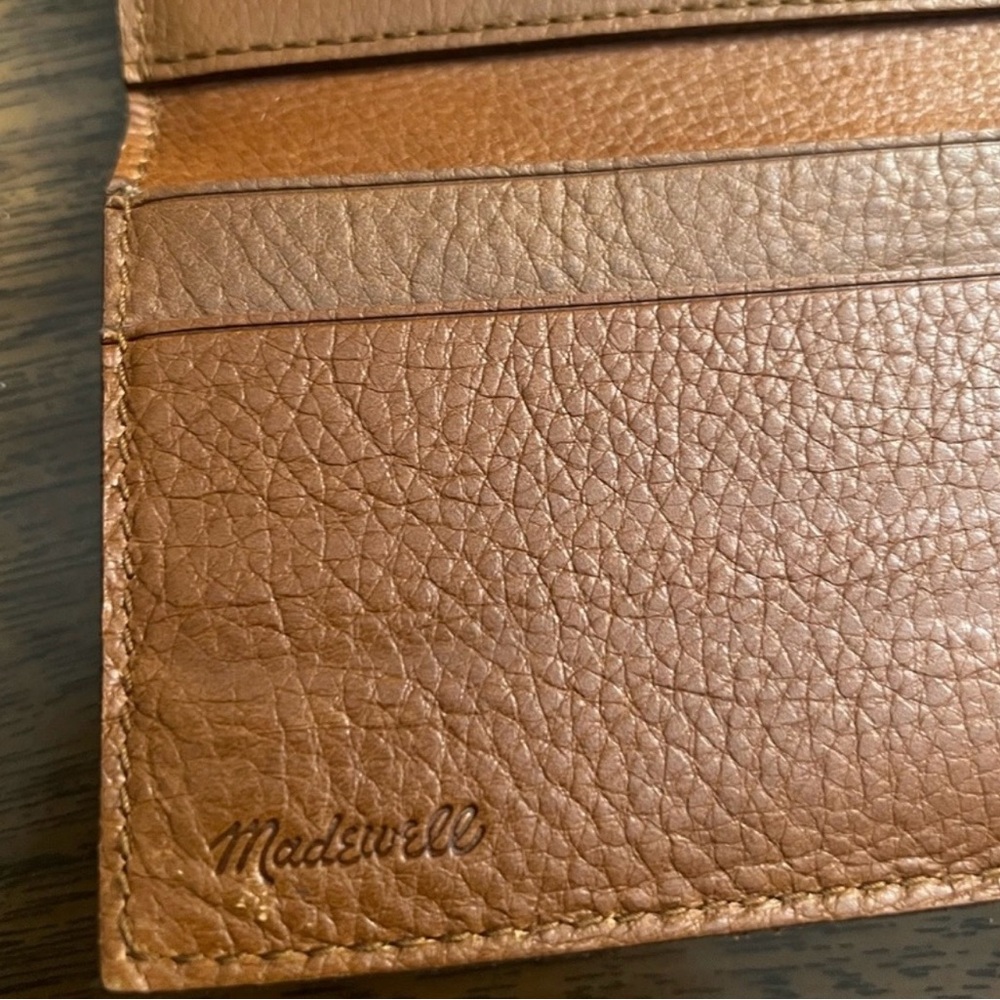Madewell Post Wallet 100% Leather - Picture 4 of 4